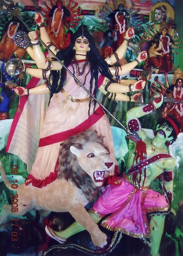 Ma Durga and the lion