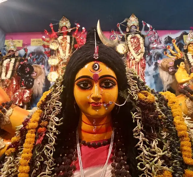 The face of Ma Durga