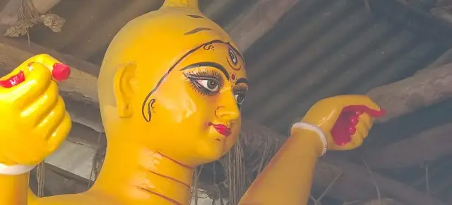 The face of Ma Durga