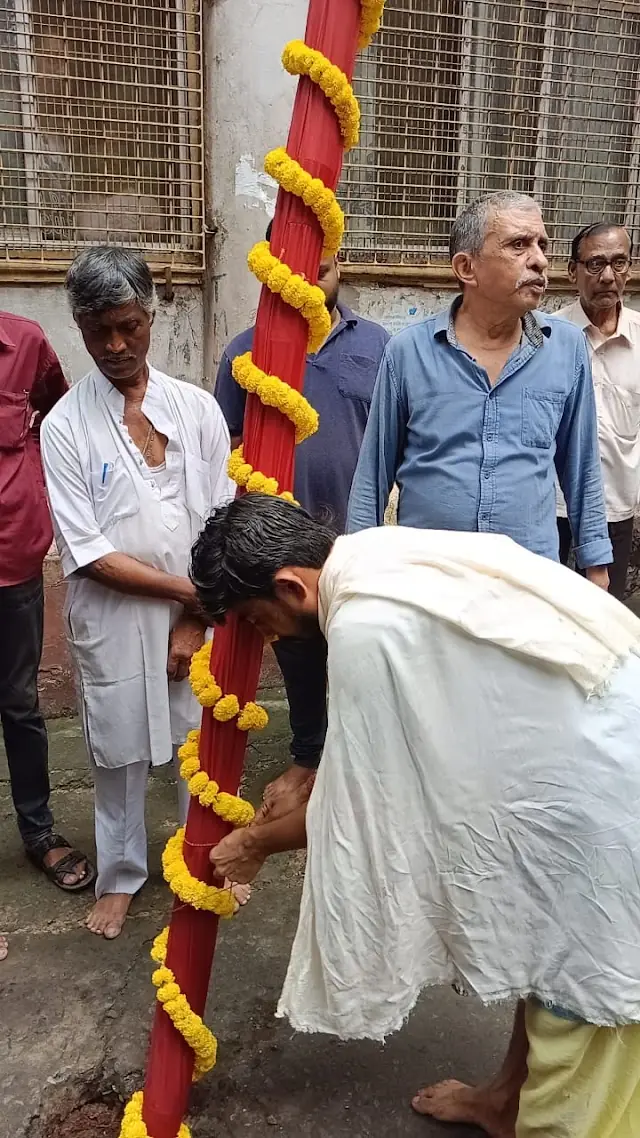Khuti puja rituals in the lane