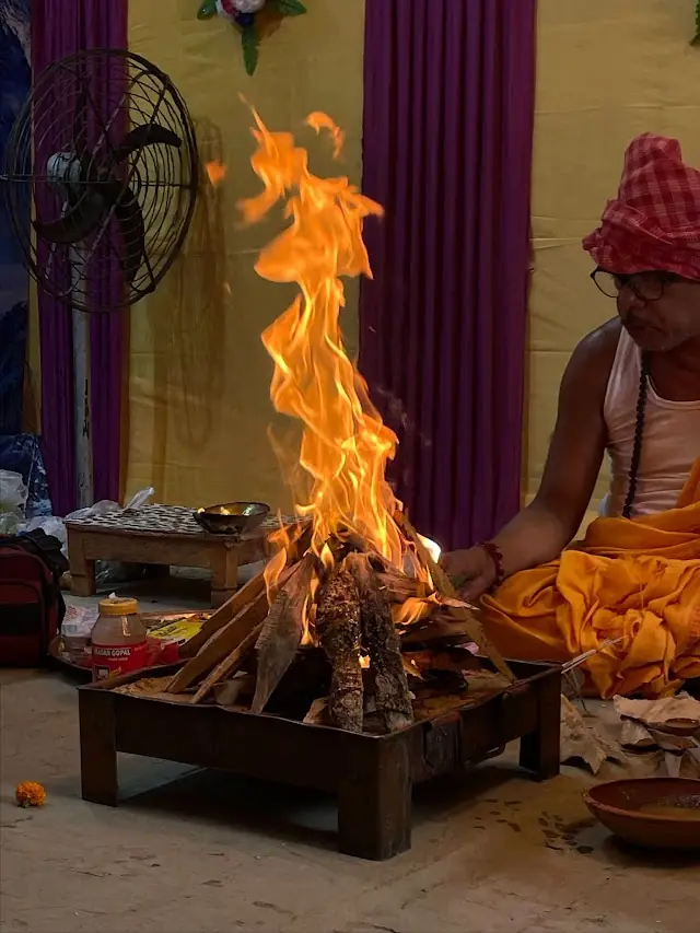 Homa — the sacred fire